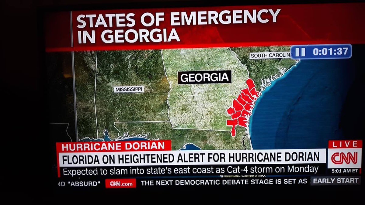 tlkstarr's tweet image. Don’t worry about #Alabama!  We were so scared we moved the entire state according to #FakeNews #NeverCNN 😂
