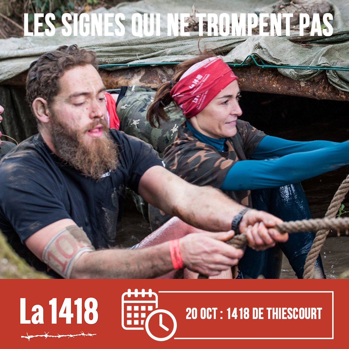la1418_com's tweet photo. Un brassard, une barbe fournie, une tête de guerrier, la bouche un peu pâteuse, aucun doute : c'est un bargeot !  https://t.co/XwpWElrZxP
 #la1418 #courseaobstacles #obstacles https://t.co/3r7qke1aqn
