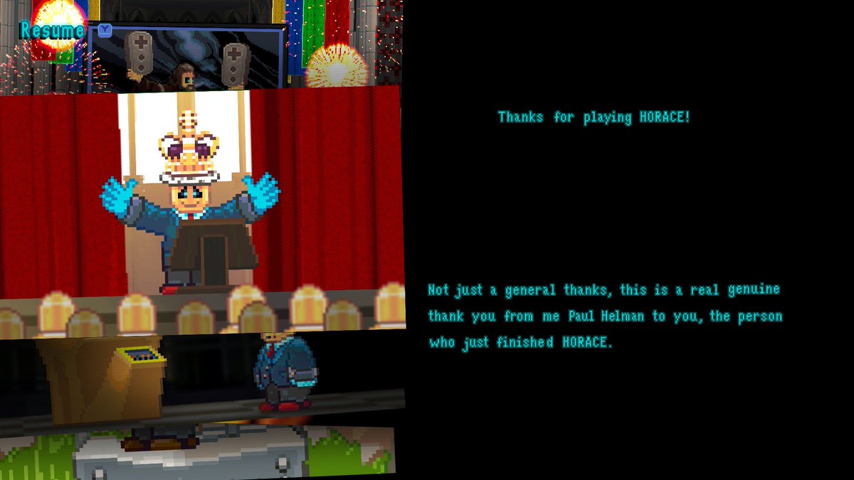 This game is amazing. A game with impressive story AND gameplay truly exists. Thank you for creating such a masterpiece, developers! <a href="/horacedev/">'Horace' a video game</a>