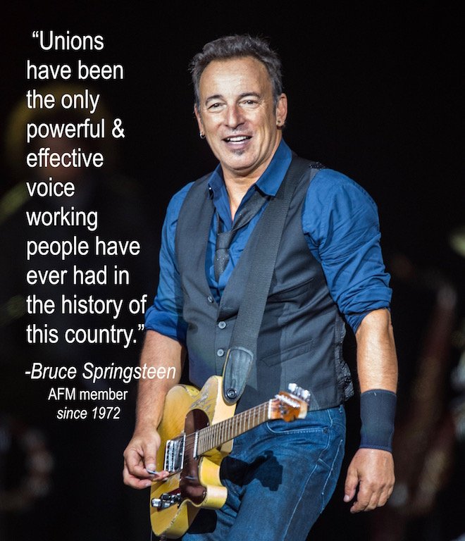There is no America without Labor. Happy #LaborDay2019 #1u #UnionMusicians 💪🏿💪🏾💪🏽💪🏼💪🏻