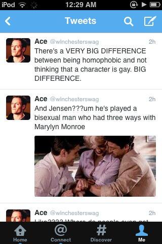 I've never met him but I know that if I did, he'd hug me close and say he's proud of me. Even when I'd say I'm still in the closet he'd say he's proud of me. Because that's who he is.People can freely come out to him because everyone knows he'll never look at you any different.