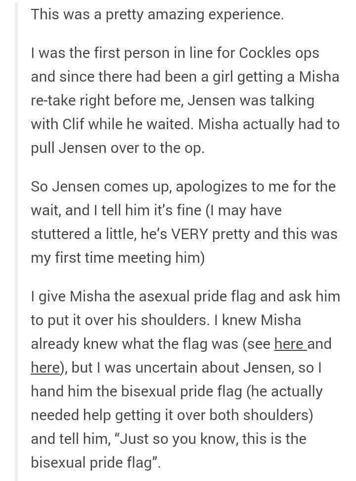 He supports us.  https://bookkbaby.tumblr.com/post/145914677405/this-was-a-pretty-amazing-experience-i-was-the