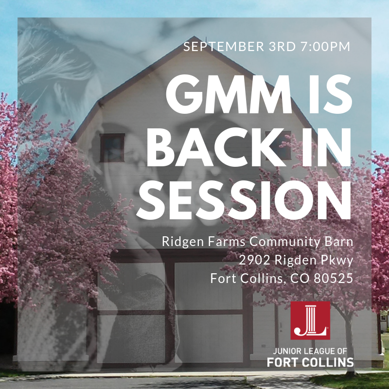 JLFortCollins's tweet photo. Reminder: The next Junior League of Fort Collins General Membership Meeting will be held at the Community Barn at Ridgen Farms tomorrow night. Social hour starts at 6:00pm and the meeting will start at 7:00pm sharp. See you soon! https://t.co/GVBBc6qdds