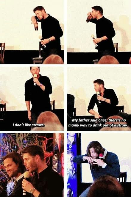 I think there's a reason behind some of his actions that had caused some queer fans to get upset. He's so much like Dean you have no idea...