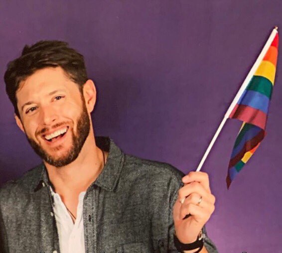 I like this person's answer to the question is Jensen's a homophobe on tumblr.  https://charlie-minion.tumblr.com/post/130990926782/isnt-jensen-ackles-a-homophobe-i-know-misha-and/amp?__twitter_impression=true