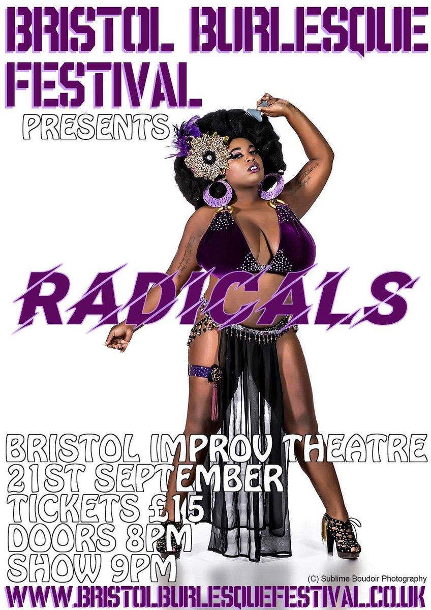 DDischarge's tweet photo. @BrisBurlyFest returns this September and tickets are FLYING! 

Get yours NOW! #BBF2019 #BecauseWeCan #Bristol #Burlesque #Festival 

https://t.co/TP893JdhqA https://t.co/As5qeAPmSQ