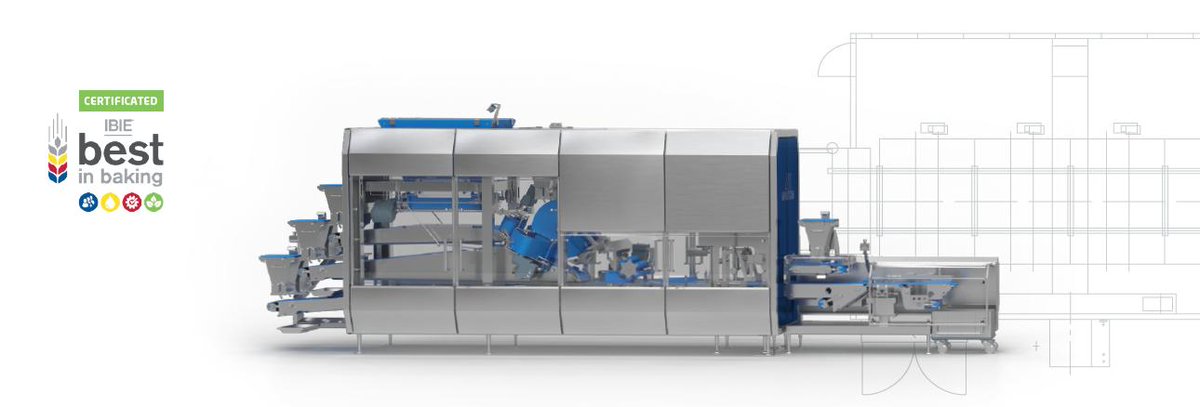 mecatherm's tweet photo. One more award: the new M-NS divider just won the BEST in Baking IBIE 2019! Discover it through live demos on our IBIE booth 6437, watch the video: https://t.co/kjrqkS7fMp https://t.co/wKulrQp4CS