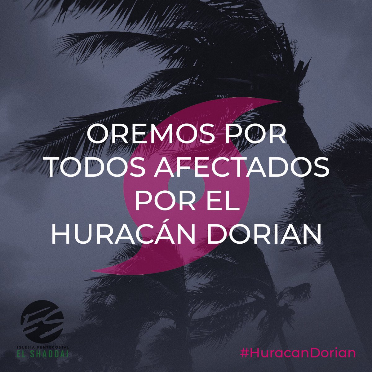 ElShaddaiWPB's tweet photo. Oremos #HuracanDorian https://t.co/3h758tNyKe