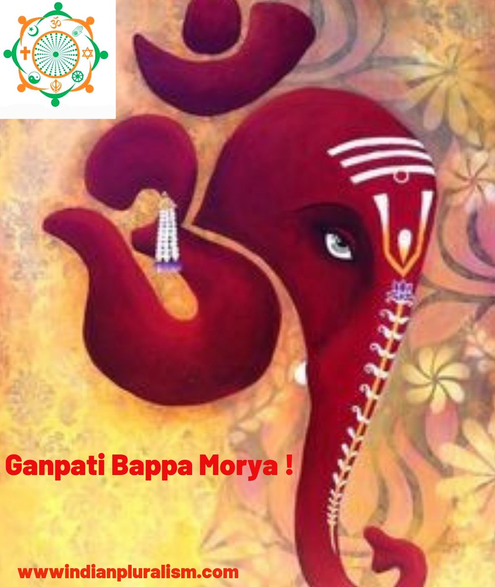 indianpluralism's tweet image. Ganesha is known as Vinayak, meaning master of oneself. This signifies independence in thought and action. Take ownership and responsibility for your actions and their outcome like Ganesha. 

Happy Ganesh Chaturthi
Ganpati Bappa Morya
wwwindianpluralism.com