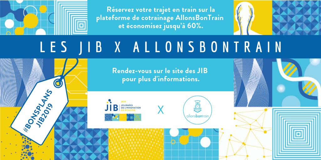 [#BonsplansJIB] Pas encore réservé votre voyage aux JIB ? Cherchez votre trajet sur <a href="/allonsbontrain/">AllonsBonTrain 🚄</a> ➡ bit.ly/2lURKpT
#JIBinnov19 #biologie #innovation #allonsbontrain
