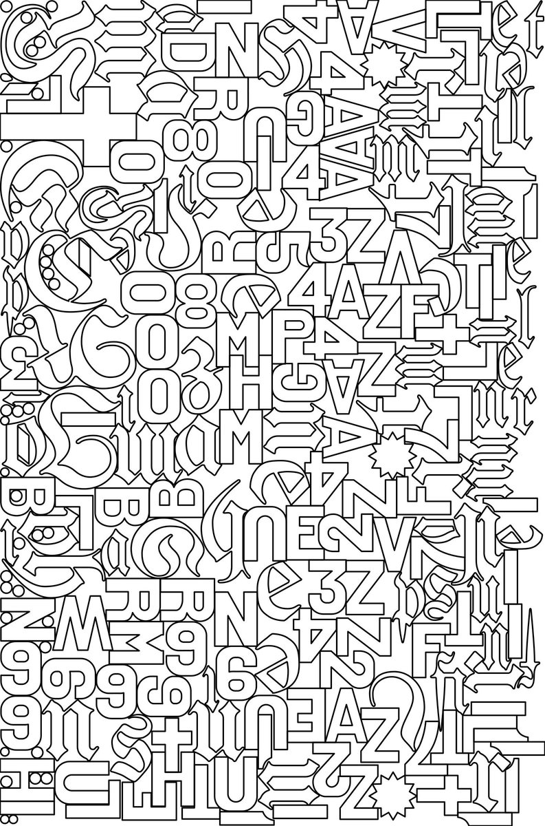 KlaasvanGorkum's tweet image. This is how the text on a Nazi monument from the Spanish Civil War looks like when it is compressed by software to save material in preparation for the laser cutter. #deepnest #art #archaeology #typography #LegionCondor #workinprogress