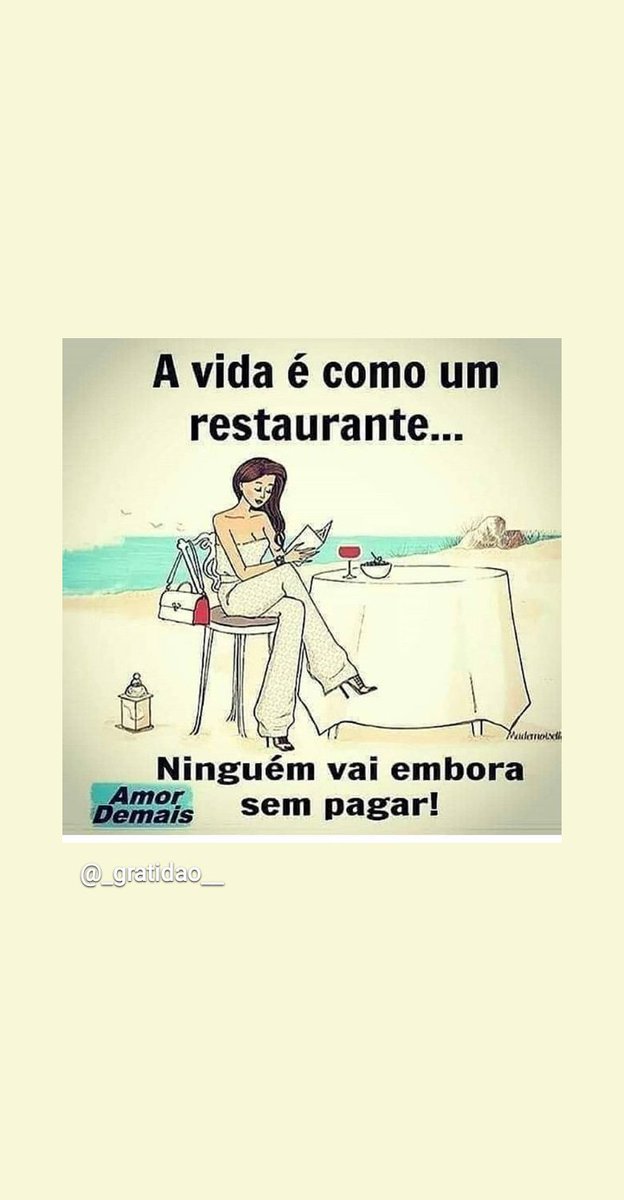 Bom diaaa!
Nunca esqueça disso 😉
