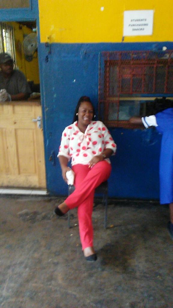 Big up Ms Rowe our Home Economic Teacher.