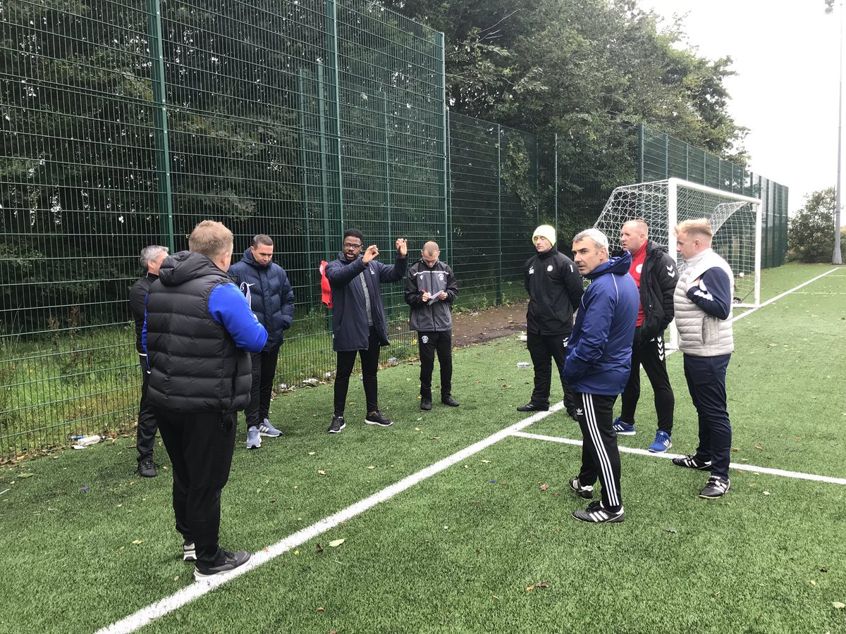 ScotFACentral's tweet photo. COACH EDUCATION | Day 2 &amp; 3 of our C-Licence complete here at Broadwood Stadium. Well done to all coaches delivering their practice sessions. 

Big thanks to @LarbertHigh @CashBackScot SoF and local clubs for providing players both days.

#coaching #learning https://t.co/rqwyrUDdXC