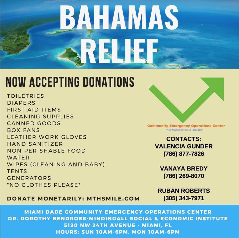ShevrinJones's tweet photo. Here’s one of the efforts that will be supporting the efforts in the Bahamas. @ValenciaGunder is leading the charge, and we greatly appreciate her efforts. 

Any further info, you can email me at shevrinjones@gmail.com https://t.co/fXKGMSw0vw