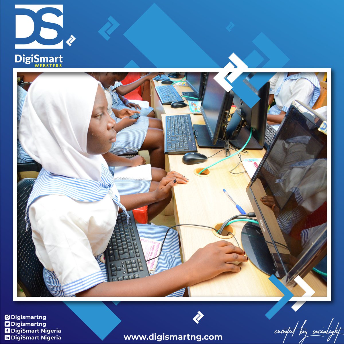 DigismartAfrica's tweet photo. The DigiSmart Websters program ensures high quality learning experiences that transform students for global citizenship and individual excellence. #IAmDigiSmart #webster #DigiSmartWebsters #socialightng #globalcitizenship https://t.co/DQ7H9TmKll