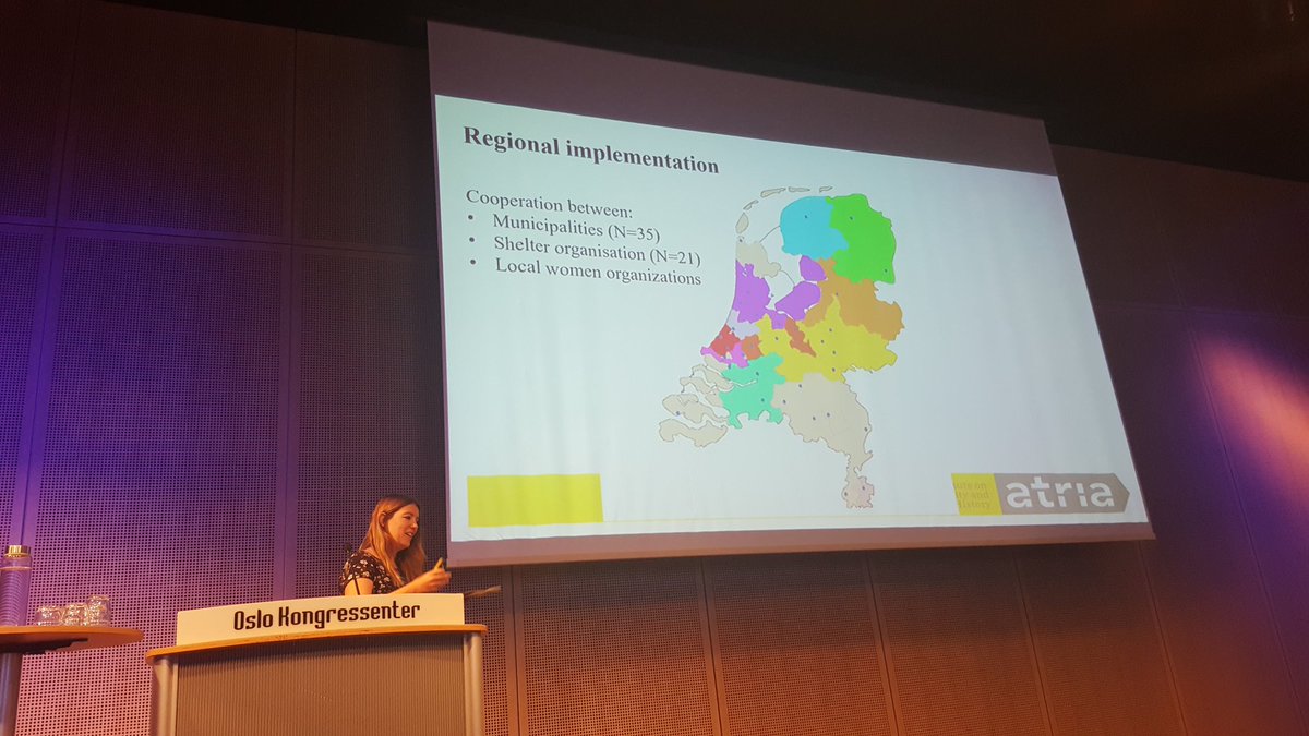 RRomkens's tweet photo. Interesting Dutch PhD research of @SuzanneBouma on economic empowerment intervention programmes in the Netherlands for former victims of dv @arcgsuva @ZonMw @AtriaNieuws presented in Oslo at European Conference on Domestic Violence #ECDV2019 https://t.co/XKnEYUyOVL