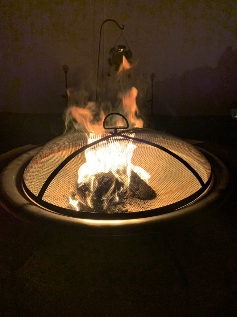 phatterri's tweet image. Fired up the pit last night