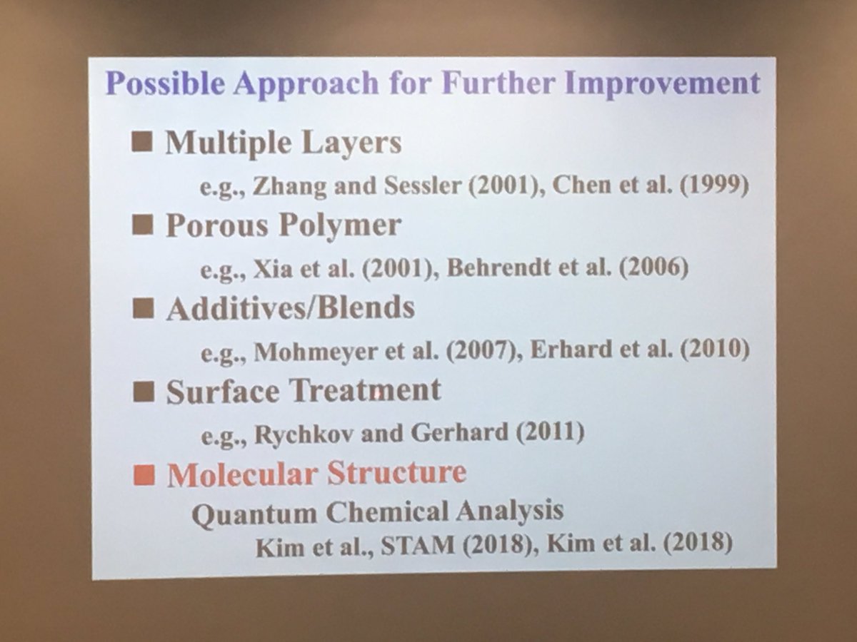 ElectretsConf's tweet photo. Really interesting talk by Yuji Suzuki on using DFT to enhance electret based electrostatic energy harvesters #electrets #research #physics #materials https://t.co/hlxAPts7xD