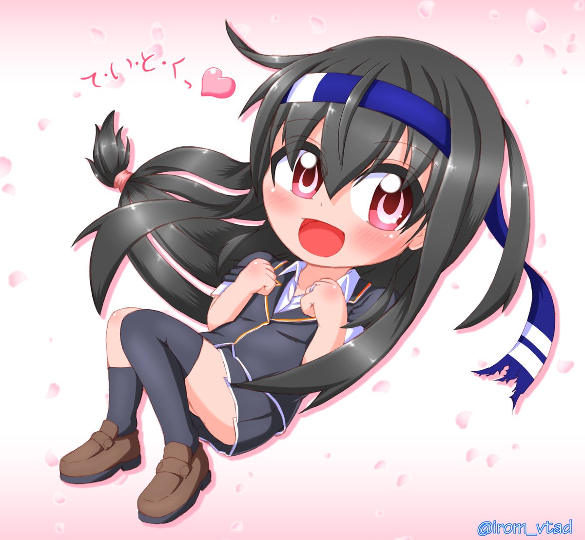 irom_vtad's tweet photo. このロリ霜ちゃんペン入れして塗り直して何か作りたい。アクリル系グッズかクッションカバーとか https://t.co/y1KIK06xiz