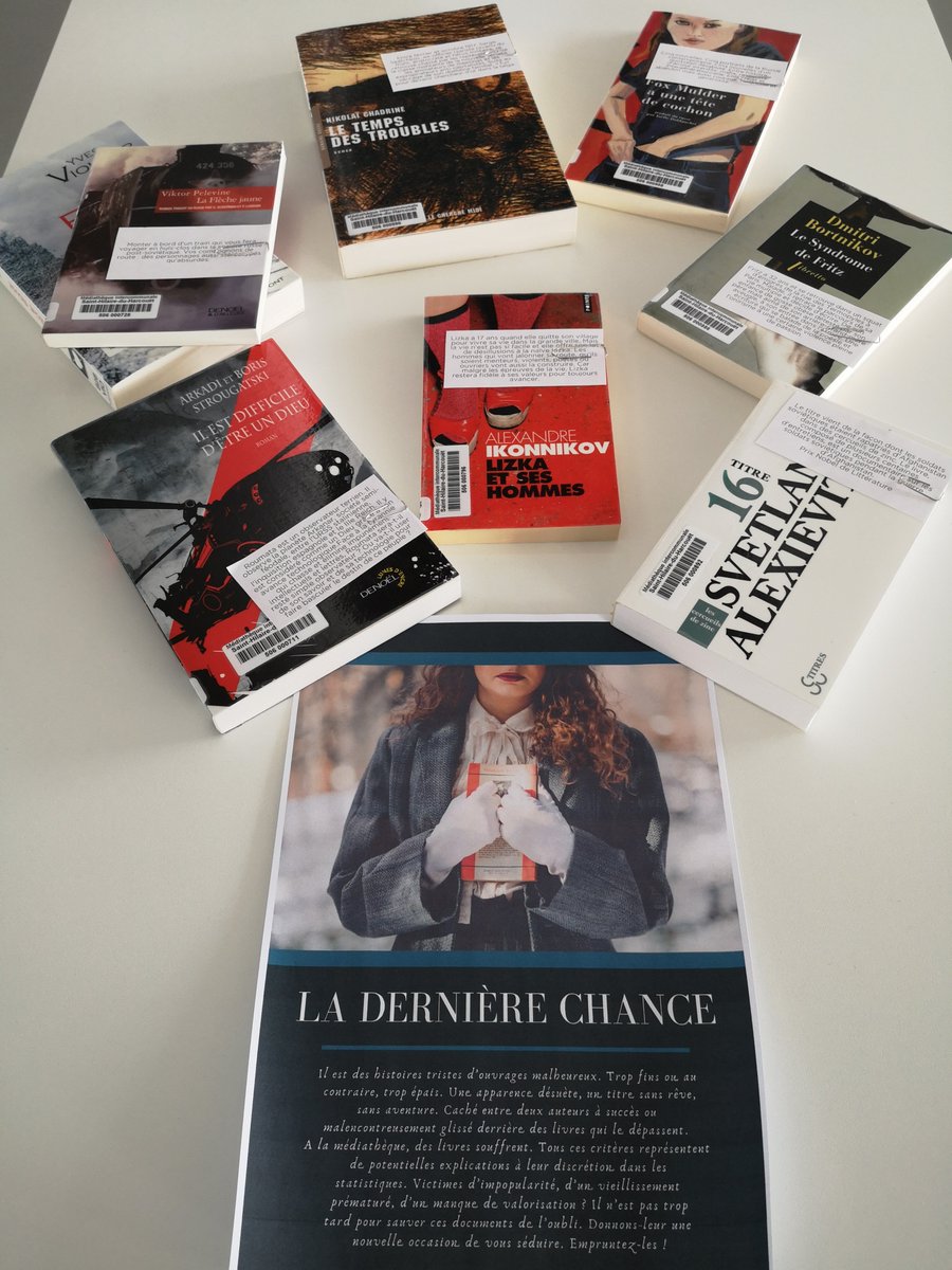 MMMediatheque's tweet photo. Ensemble, sauvons ces livres de l'oubli. Empruntons-les ! https://t.co/KpENmcTuTz