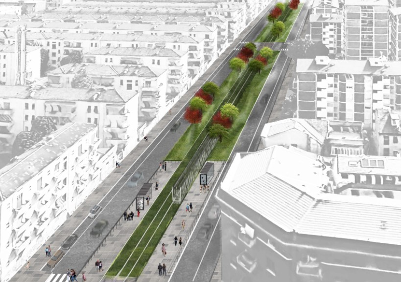 MarcoGranelliMI's tweet photo. Al via oggi i lavori di riqualificazione di via Giambellino #Milano tra piazza Tirana e L.go dei Gelsomini. Nuove pavimentazioni, alberi e fermate del tram faranno della via un viale verde. Con la nuova metro #M4 rigenerazione di strade e piazze @ComuneMI  https://t.co/SdSnBVSBlT https://t.co/FKGn4xW2sg