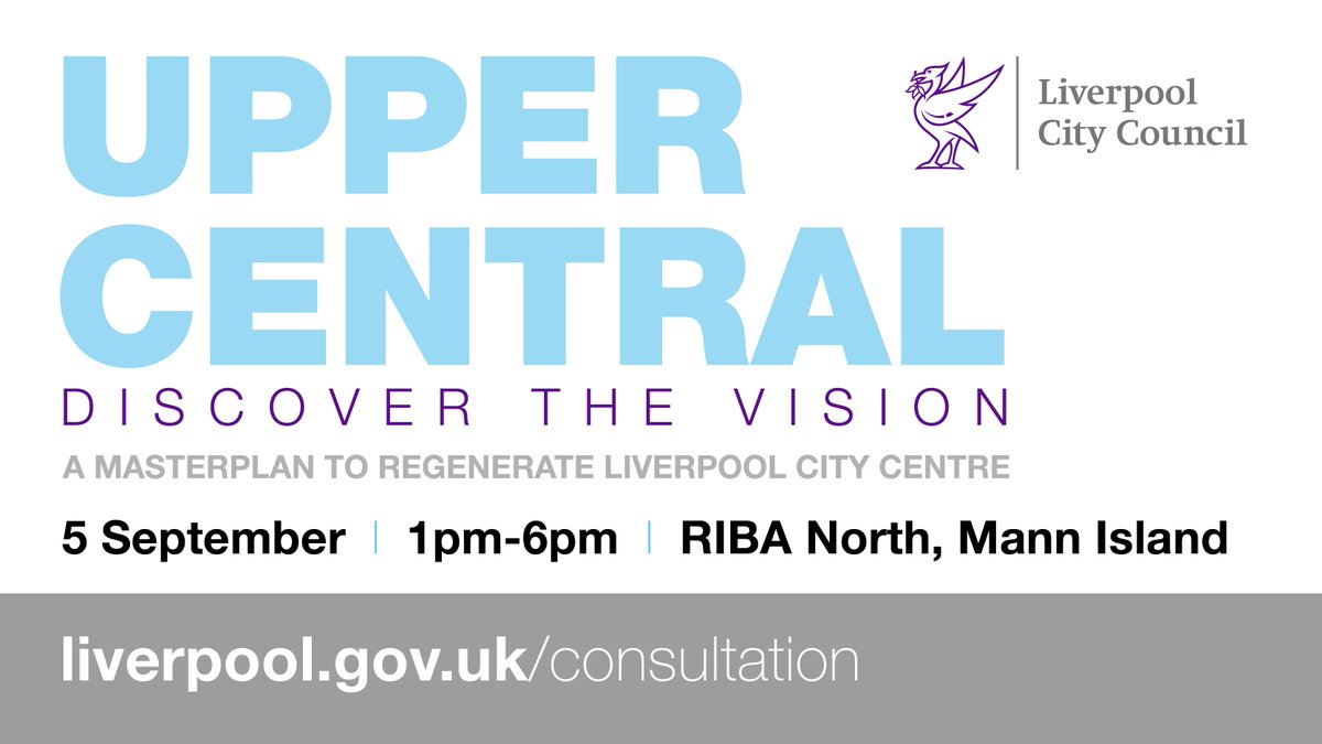 Have your say.....

liverpool.gov.uk/council/consul…

#UpperCentral #Liverpool #knowledgequarter #kqliverpool