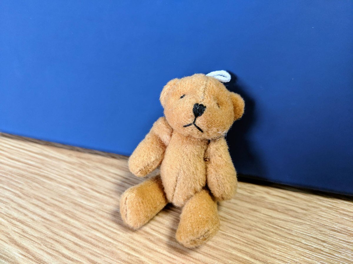 A lovely trip to @OLadyOLourdes in Blackburn this morning, talking to some of the @LoveWestLothian teachers behind the Teddy Bear Policy, for an upcoming Teaching Scotland article. Thank you for my little bear! 🐻