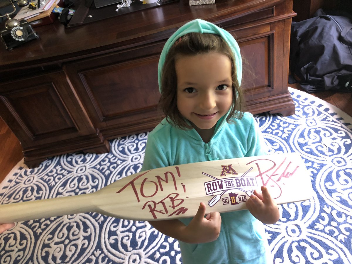 Tom Pesce Magic (@tompescemagic) on Twitter photo Keeping our oars in the water can often times make all the difference between failure and success. Thank you so much, <a href="/Coach_Fleck/">P.J. Fleck</a> , for sharing that message. #RTB Keeping our oars in the water can often times make all the difference between failure and success. Thank you so much, <a href="/Coach_Fleck/">P.J. Fleck</a> , for sharing that message. #RTB