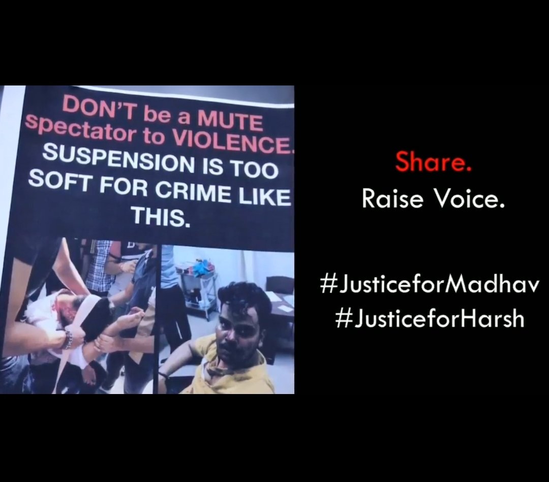 iamarshadq's tweet photo. This is injustice. #justiceformadhav #justiceforharsh https://t.co/FqrQn5CrVQ
