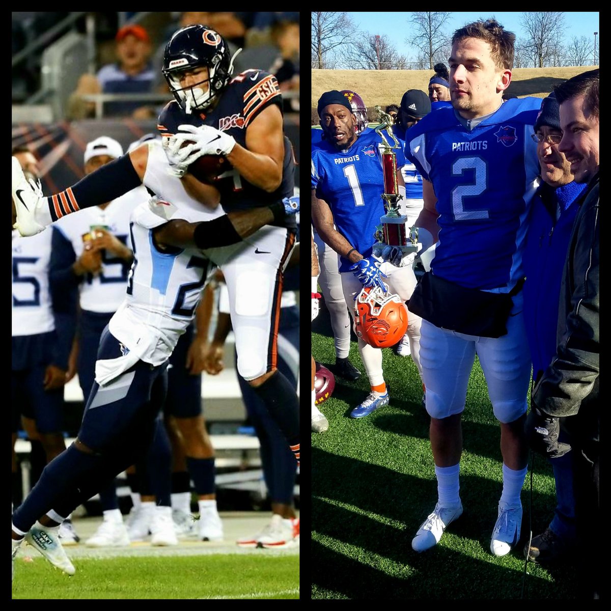 TheDreamBowl's tweet photo. Congrats to 2019 @TheDreamBowl Offensive MVP @thomasives_5 of @ColgateFootball on making the @ChicagoBears practice squad! @DraftDiamonds @Charles_S_Jr_ #DreamBig #DreamBowl https://t.co/YNfHlnjzvw