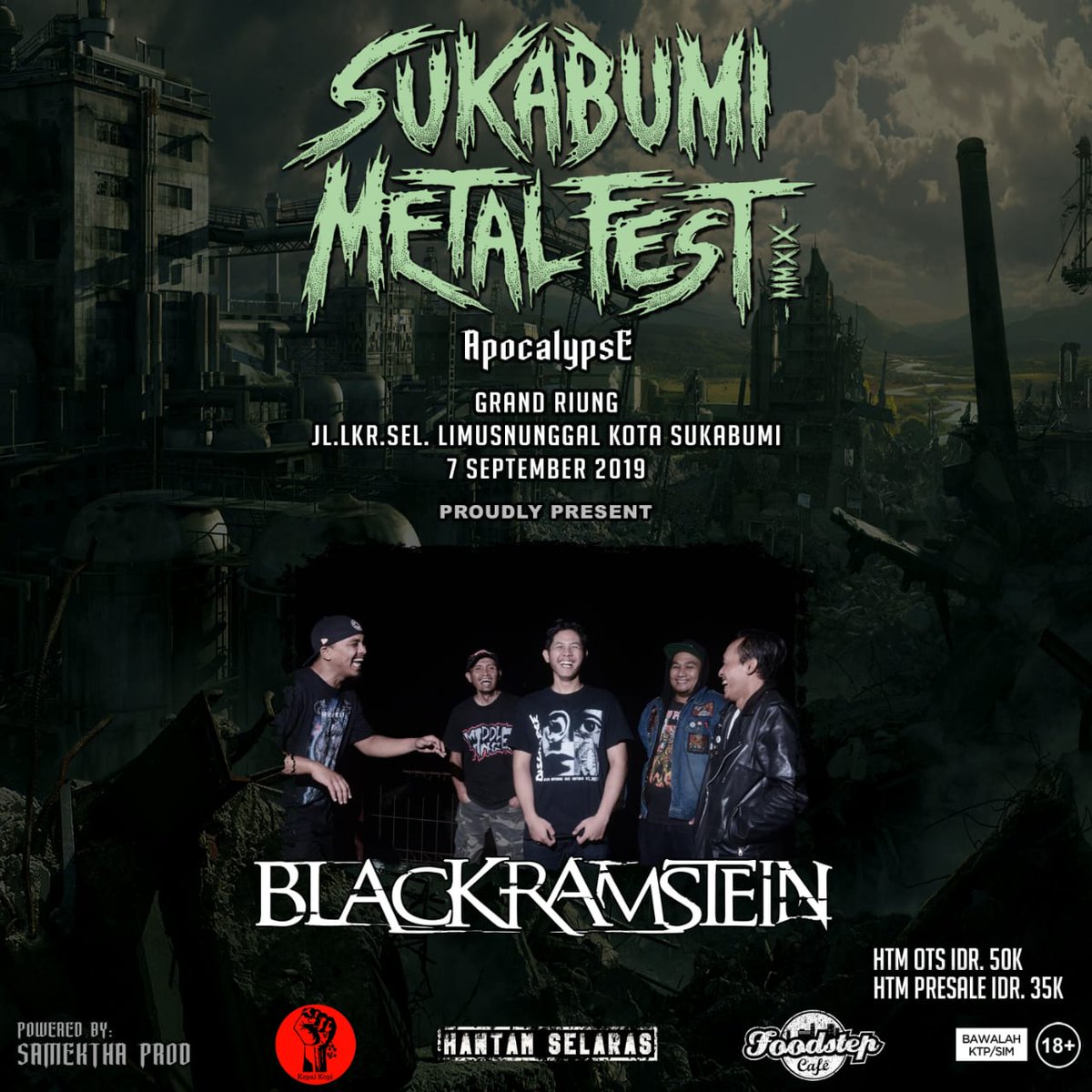 Bersiaplah BLACKROSE...!!!
Buat pemanasan check link ini ya:

BLACKRAMSTEIN feat. Vicky Mono BURGERKILL:
youtu.be/h0OAWhqeyls

#Blackramstein #BlackRose #Sukabumi #Legend #InfoSukabumi #MetalFestival