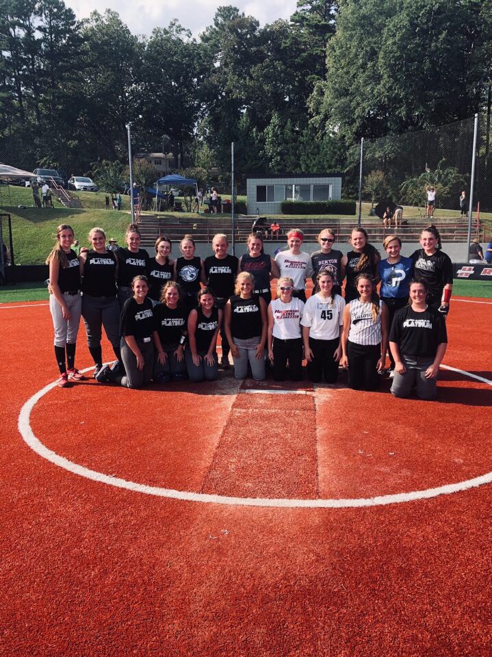 Our Arkansas Platinum 16u Woolems and 18u Newton teams had a good day at Henderson St. Getting ready for the fall circuit. #platinumstrong