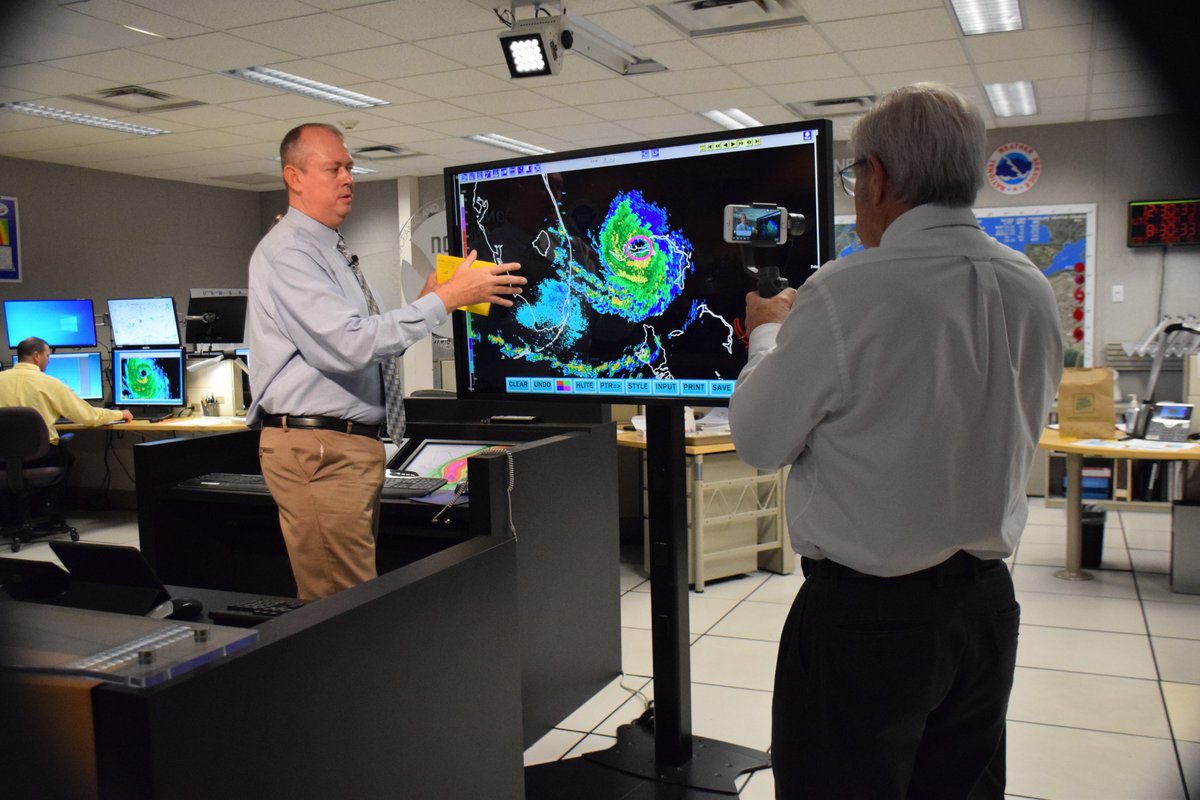 NWSNHC's tweet photo. The next Facebook Live broadcast with NHC director Ken Graham regarding Hurricane #Dorian will take place at 11:30 a.m. EDT at https://t.co/vKzjRnhUbH @NWS @NOAA @NOAAComms @NHC_Atlantic https://t.co/a4qjxNx253