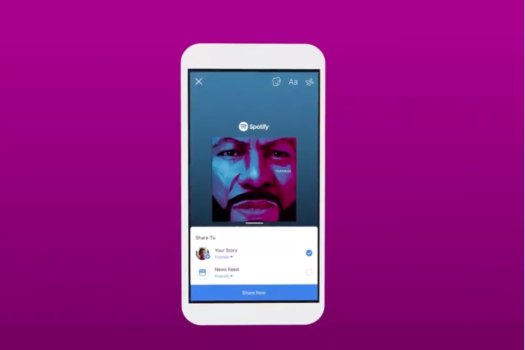 Facebook Stories gets Instagram Stories’ Spotify music-sharing feature

Share music from Spotify, tap “share,” and then select your preferred platform.

Like | Share | Follow @foxbuff007 

#Facebook #Instagram #Facebookstories #InstagramStories #Music #Musicsharing #Spotify
