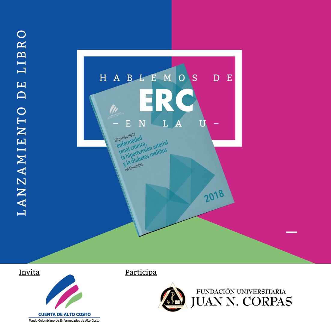 CuentaAltoCosto's tweet photo. RT a esta imagen y apoya a @UniCorpas para que hagamos el lanzamiento del libro de #EnfermedadRenalCrónica en sus instalaciones 🔁📚 https://t.co/5Dal1C1BcN