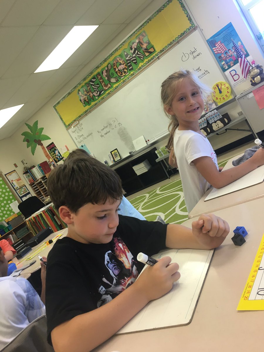 Mrs_Schleppy's tweet photo. Math games are so fun even @Mrs_Schleppy had to play! #guessmynumber #greaterthan #lessthan https://t.co/agQwffToe8
