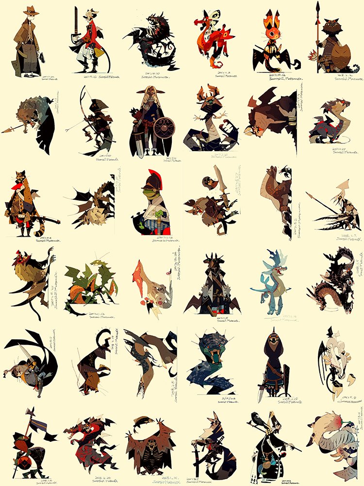 hiziri_pro's tweet image. Upload video, JPG and PSD samples!
You can download it freely.
youtu.be/dTmndVIg50k
Posted a picture to the patreon.
Full size JPG and PSD can be downloaded according to the amount of support.
patreon.com/satoshi_matsuu… #creaturedesign