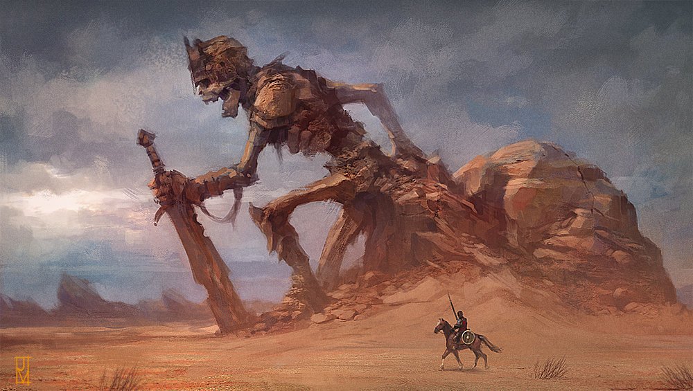 #dnd tip: DMs, occasionally add fantastical imagery, events or monsters to the background of a session. It keeps the players wondering and makes the game world come to life. Art: Jaime Martinez