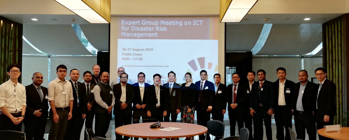 UNOSAT's tweet photo. It was a pleasure to contribute to the Expert Group Meeting on #ICT for #DisasterRiskManagement as a moderator. @UNOSAT @UNITAR in #DRweek2019 @UNESCAP, #Bangkok. https://t.co/utSYCSANt7