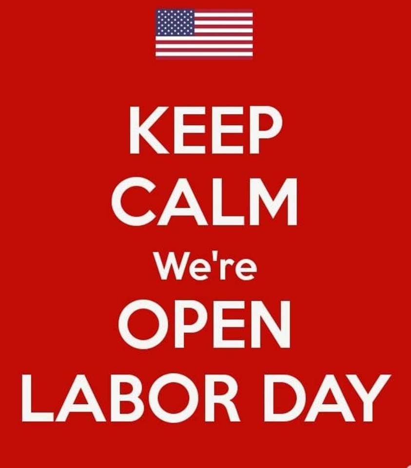SazonAnd's tweet photo. Happy #LaborDay 🤗 We are OPEN today and we can't wait to serve you!! See you at #lunch! https://t.co/UwIZ2wDni2