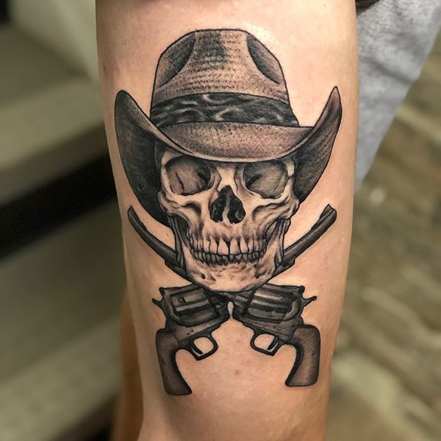 smoking cowboy skeleton tattooTikTok Search
