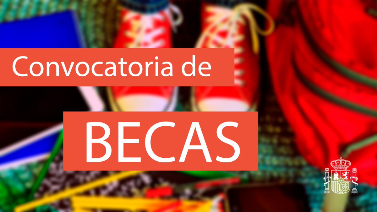 📢La convocatoria de becas generales 2019-2020 está abierta. El plazo finaliza el 1 de octubre para los estudios no universitarios y el 15 de octubre para los universitarios. En este portal encontraréis toda la información necesaria para solicitarlas 👇👇educacionyfp.gob.es/educacion/mc/b…