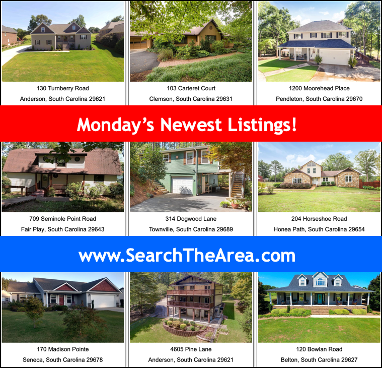 searchthearea's tweet photo. These homes just listed for sale!  View all new listings at https://t.co/lNgywgLCDR    #andersonsc #southcarolina #homeforsale #lakehartwell #lakekeowee https://t.co/WeoIyRd2ys