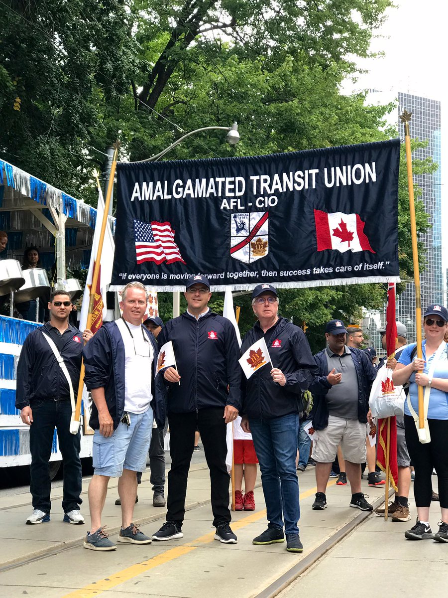 ATUlocal113's tweet image. We are #AmalgamatedTransitUnion #ATU Proud. #LabourDayParade #LabourDay
