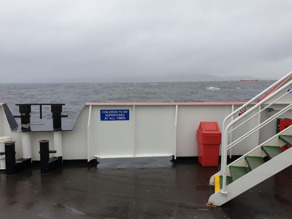 Tech4office's tweet photo. Our brilliant engineers travelling the seas to reach our customers in #argyllandbute #printers #copiers #serviceengineer #customerservice #tech4office https://t.co/g4yuX4t8rb