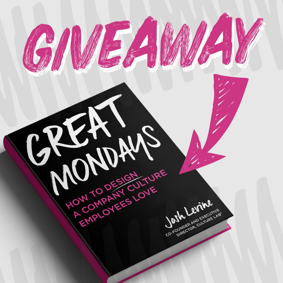 LeadHisLeaders's tweet photo. Watch &amp; Win!!
Win a free copy of Great Mondays from Josh Levine - @akajoshlevine &amp; A Super Awesome Grand Prize!! 👀
@GreatMondays_ 

https://t.co/rVNF12Jb4b https://t.co/lmYLR7x0mT