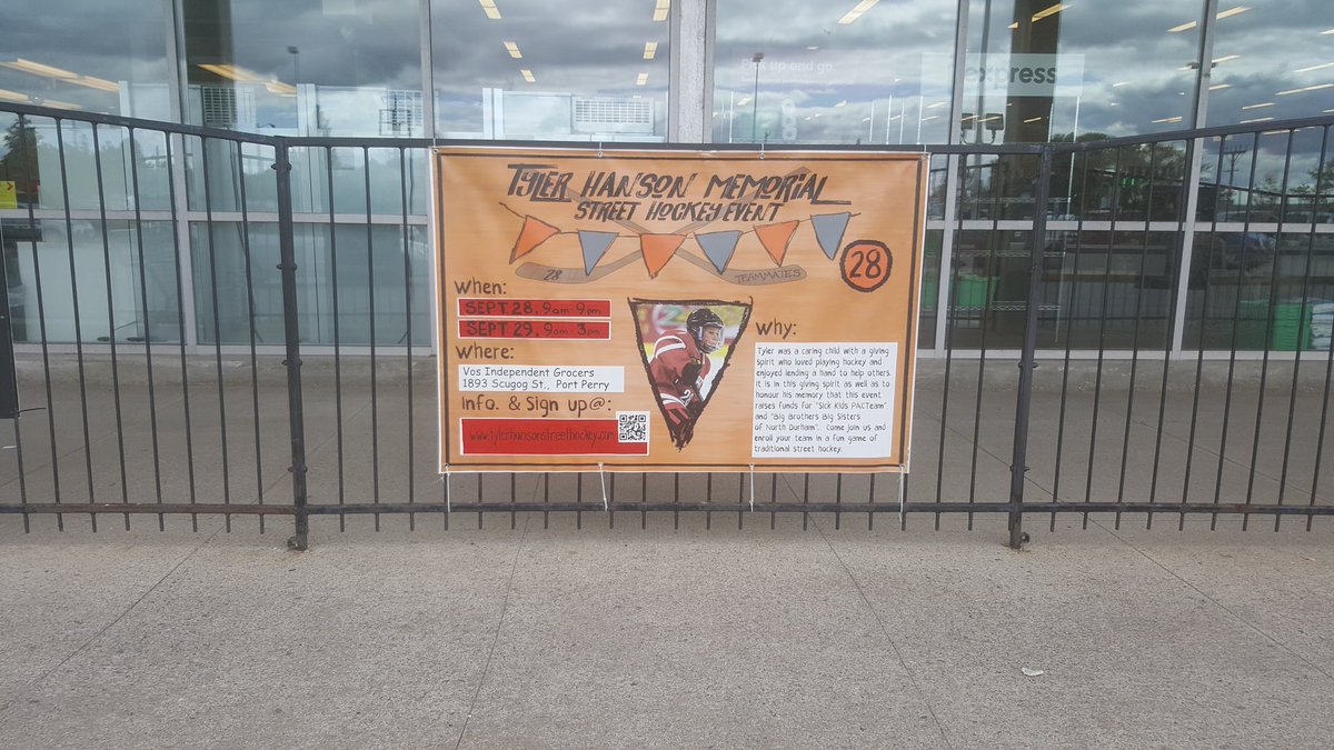 Team building time hockey and businesses.  Register your team here.... tylerhansonstreethockey.com/registration/