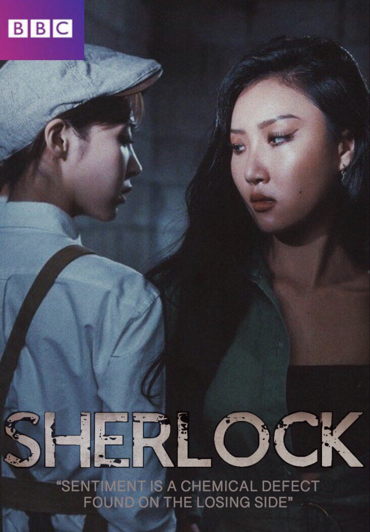 fortnigts's tweet photo. so i was totally bored last night and i decided to edit girlgroups pics as movies/series posters cause why not? graphic design is my passion https://t.co/DjQH1MdRA6