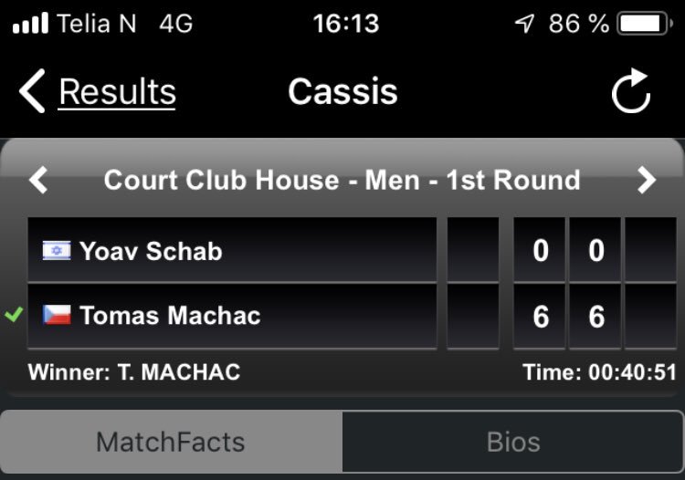DiegoMB27's tweet photo. Needless to say, my ninja Yoav Schab,lost 🍩🍩
34 years old, no ranking or pro match played since 2016 and yet got into MD as an ALT since players don’t bother signing in to qualies.
That’s just shameful @ATPChallenger
#CassisOpen
Fix this @ATP_Tour!😡
@Noahrubin33 Thoughts? https://t.co/EbUwvuhBo4